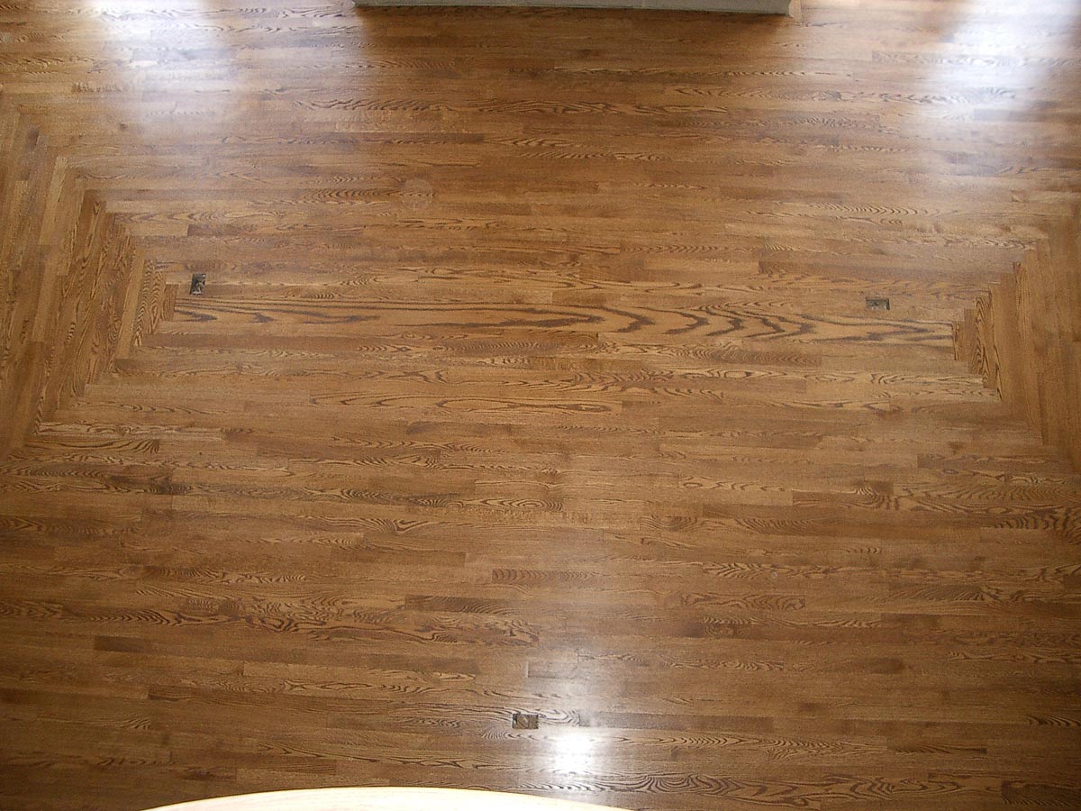 Dark Custom Oak Flooring
